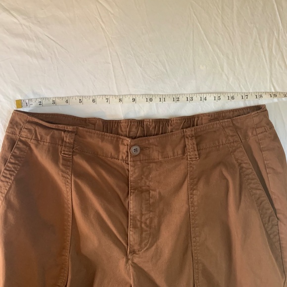 Old Navy High-Rise OG Chino Pants XL Brown Cargo Style Stretch - Picture 5 of 11